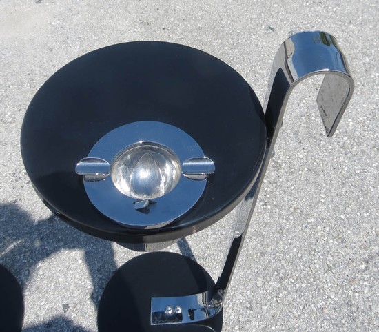 Pair of American Art Deco Smoke Stands by Percival Goodman for the McKay Company